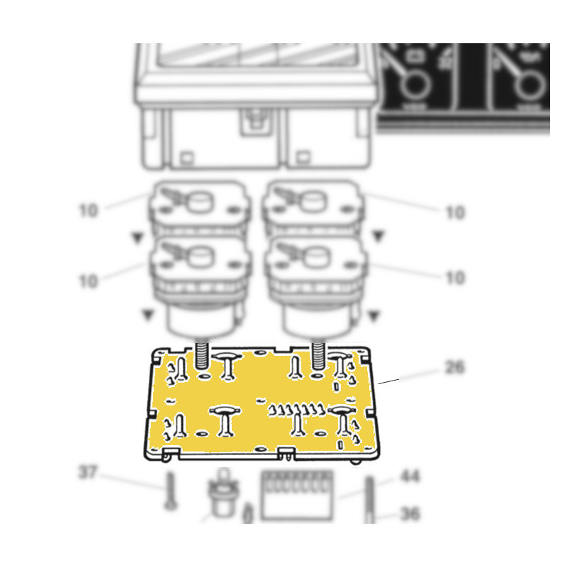 X11-395-000-055 10 Pieces VDO Modulcockpit II - Circuit Board 4-Various 24V