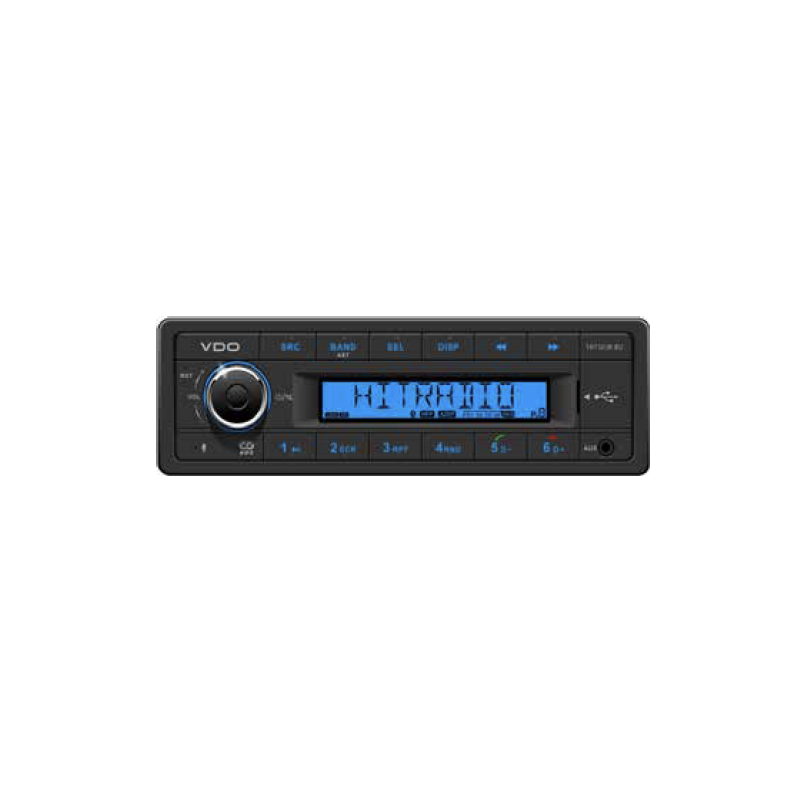 2801100090301 Continental 12V DAB+ Radio RDS USB MP3 WMA Bluetooth Blue Backlight