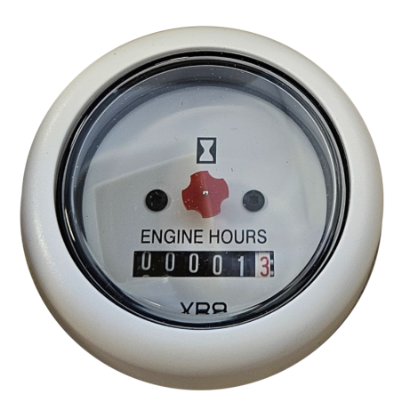 N03-110-401 (402) VDO OceanLine Hour Meter White 52mm