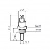 Temperature switches: X10-232-001-010P VDO