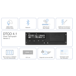 1381-4550332023‬-AAA2632370021 Continental VDO 12-24V DTCO 4.1A Digitale Universele ADR-Z1 Tachograaf - CAN-R