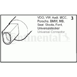 VDO (246-083-002-022Z) Windshield washer pump for BMW, Mercedes-Benz, Volkswagen (VW), Smart