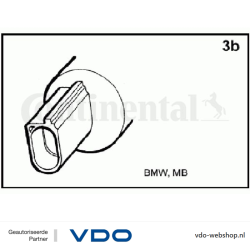 VDO 246-086-001-007Z Koplampensproeierpomp voor Audi, BMW, Porsche, Rolls-Royce, Seat, Skoda, Volkswagen (VW)