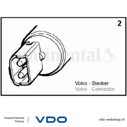 VDO 246-075-044-003Z Windshield Washer Pump for Scania