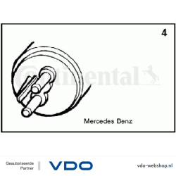 VDO 246-082-005-002Z Windshield Washer Pump for Mercedes-Benz
