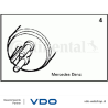 VDO 246-082-005-002Z Windshield Washer Pump for Mercedes-Benz