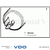 VDO 246-083-002-006Z Window Washer Pump for Volkswagen (VW)