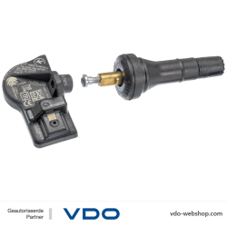 VDO 2802003020180 Reifendrucküberwachungssystem TPMS-Sensor TG1D SFp FCA 433 MHz für Jeep