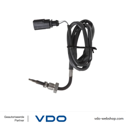VDO 2803550048380 Sensor de Temperatura de Gases de Escape PTC para Audi, Seat, Skoda Volkswagen (VW)