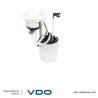 VDO 2803580195302 Brandstoftoevoereenheid voor Volkswagen (VW)