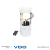 VDO 2803580168302 Brandstoftoevoereenheid voor Volkswagen (VW)
