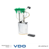 VDO 2803580154302 Brandstoftoevoereenheid voor Audi, Seat, Volkswagen (VW)