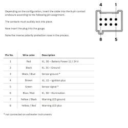VDO (Genuine) Veratron Marine ViewLine Ammeter