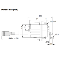 Original VDO 408-411-005-013P Continental VDO E-Gas II Elektronischer Stellantrieb - 24 Volt - 7-poliger Stecker Preis ohne MwSt