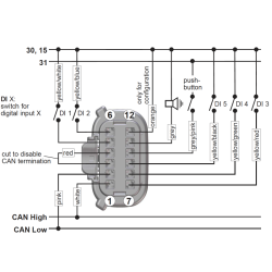 VDO Conector SingleViu Molex de 12 pines
