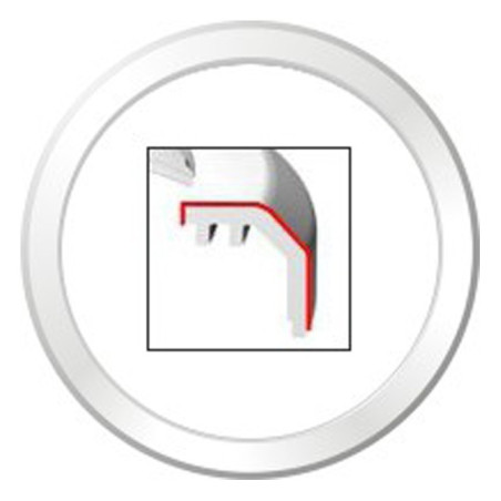 A2C53210746 VDO ViewLine 110mm Front Ring Flat White