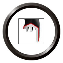 A2C53210763 VDO ViewLine 110mm Front Ring Triangle Black