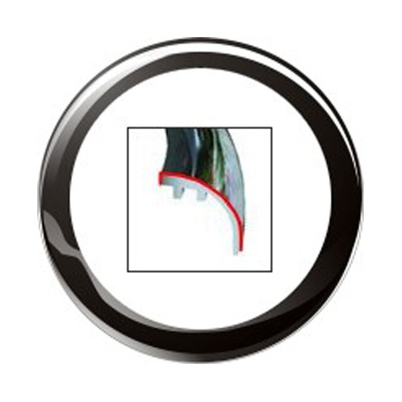 A2C53210749 VDO ViewLine 110mm Front Ring Round Black