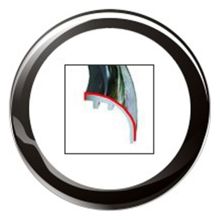 A2C53210749 VDO ViewLine 110mm Front Ring Round Black
