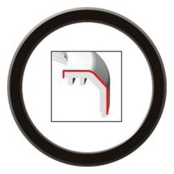 A2C53210745 VDO ViewLine 110mm Front Ring Flat Black