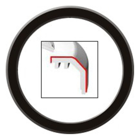 A2C53210745 VDO ViewLine 110mm Front Ring Flat Black