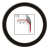 A2C53210745 VDO ViewLine 110mm Front Ring Flat Black