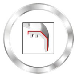 A2C53186023 Veratron ViewLine 52mm Front Ring Flat Chrome Bulk Packaging