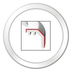 A2C53186022 VDO ViewLine 52mm Front Ring Flat White