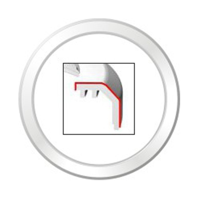 A2C53186022 VDO ViewLine 52mm Front Ring Flat White