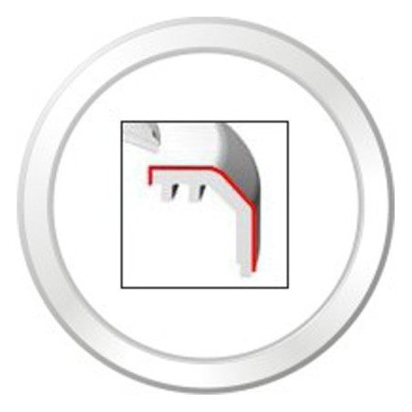 A2C53186022 VDO ViewLine 52mm Front Ring Flat White