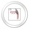 A2C53186022 VDO ViewLine 52mm Front Ring Flat White