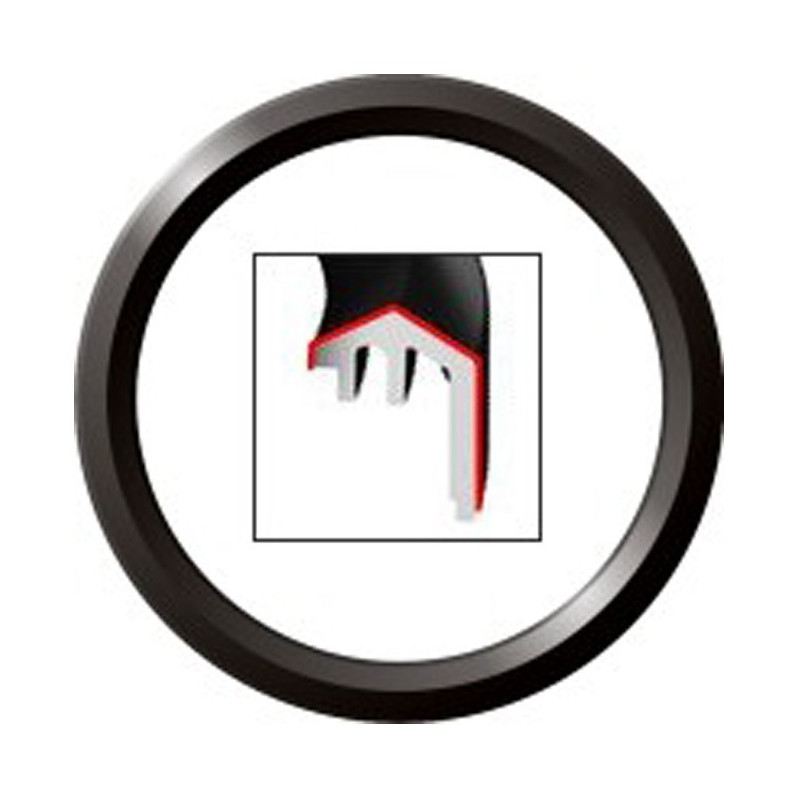 A2C53186024 Veratron ViewLine 52mm Front Ring Triangle Black Bulk Packaging