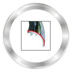 A2C53192914 Veratron ViewLine 85mm Front Ring Round Chrome Bulk Packaging