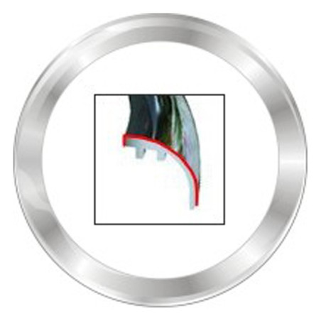 A2C53192914 Veratron ViewLine 85mm Front Ring Round Chrome Bulk Packaging