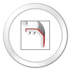 A2C53192912 VDO ViewLine 85mm Front Ring Flat White
