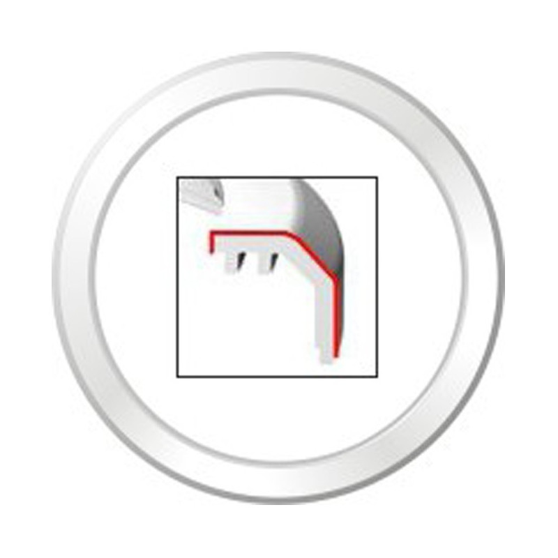 A2C53192912 VDO ViewLine 85mm Front Ring Flat White