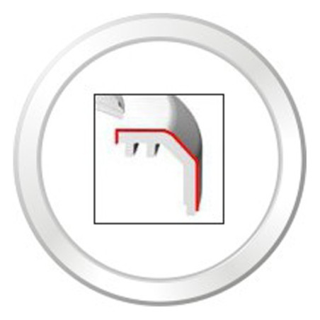 A2C53192912 VDO ViewLine 85mm Front Ring Flat White