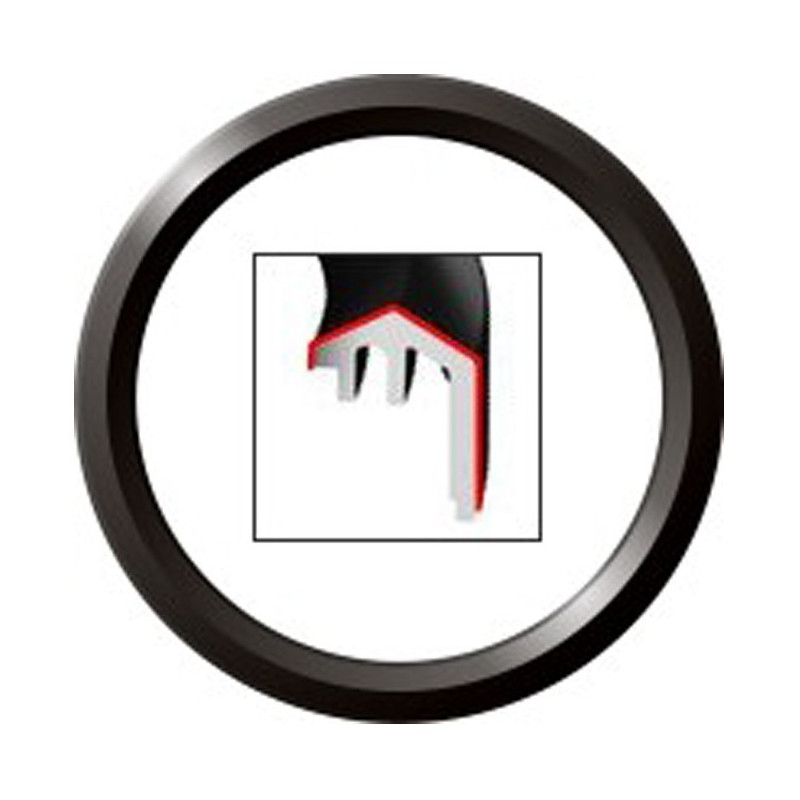 A2C53192917 Veratron ViewLine 85mm Front Ring Triangle Black Bulk Packaging