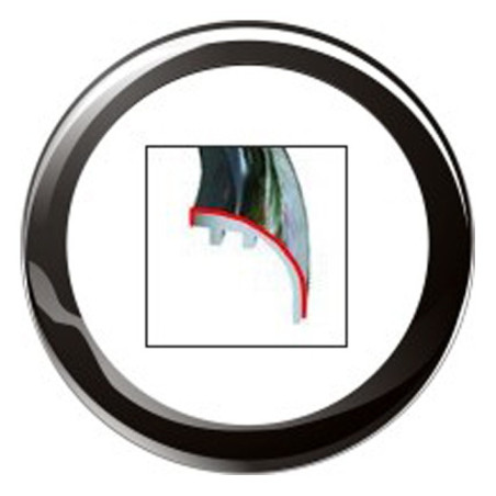 A2C53192913 VDO ViewLine 85mm Front Ring Round Black