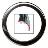 A2C53192913 VDO ViewLine 85mm Front Ring Round Black