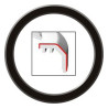 A2C53192911 VDO ViewLine 85mm Front Ring Flat Black