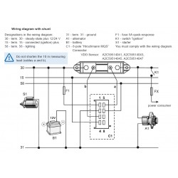 Amperemeter Shunt: A2C59514043 VDO