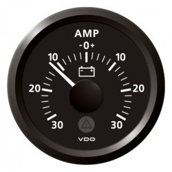 VDO ViewLine Ammeter gauge 30A Black 52 mm