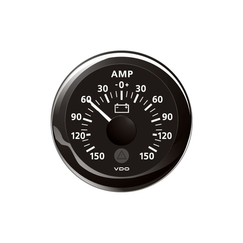 A2C59512329 Veratron Marine ViewLine Ammeter 150A Black 52mm - DLRB