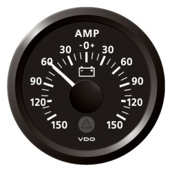 A2C59512309 Veratron ViewLine Ammeter 150A Black 52mm