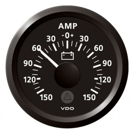 VDO ViewLine Ammeter gauge 150A Black 52 mm