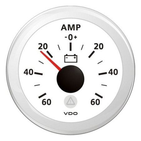 A2C59514817 Veratron Marine ViewLine Ammeter Kit 60A White 52mm - DLRW