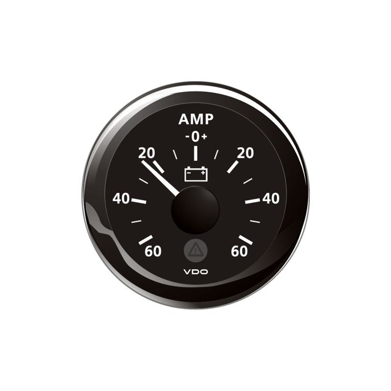 A2C59514815 Veratron Marine ViewLine Ammeter Kit 60A Black 52mm - DLRB