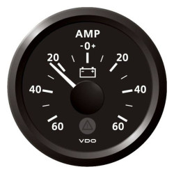 A2C59512307 Veratron ViewLine Ammeter 60A Black 52mm