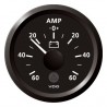 VDO ViewLine Ammeter gauge 60A Black 52 mm